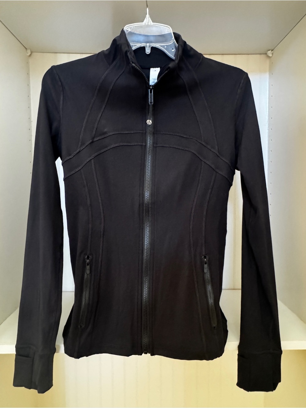 Lululemon Classic Scuba Black Jacket – Size 8